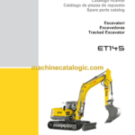 Wacker Neuson ET145 Tracked Excavator Parts Manual