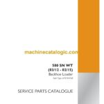 Case 580 SN WT Backhoe Loader Service Parts Catalogue