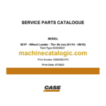 Case 621F Tier 4B NA Wheel Loader Service Parts Catalogue