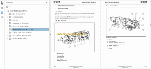 Sandvik DT1330i Drilling Rig Full Documents (Service, Operator, Maintenance Manual and Parts Catalog) [110D18034-1] - Image 3