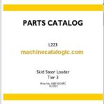 New Holland L223 Tier 3 Skid Steer Loader Parts Catalog