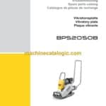 Wacker Neuson BPS2050B Vibratory Plate Parts Manual