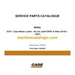 Case 621D NA Wheel Loader Service Parts Catalogue