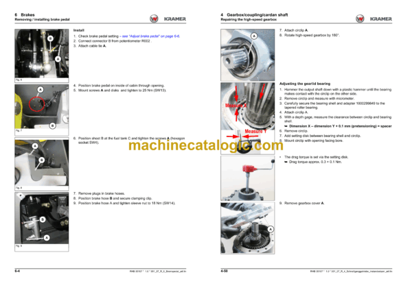 Wacker Neuson 8085T Telescopic Loader Repair Handbook - Image 3