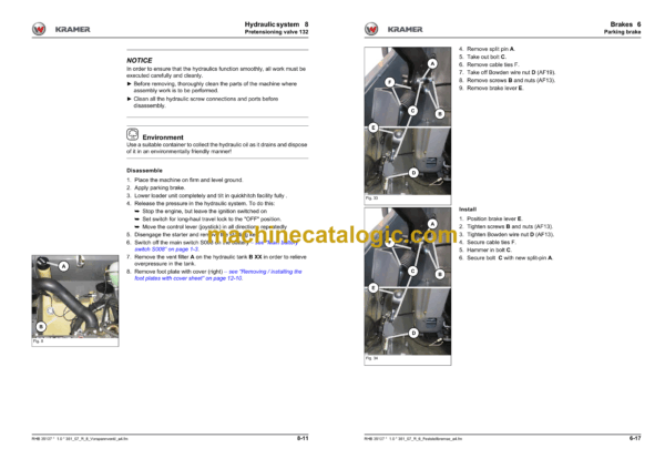 Wacker Neuson 8085T Telescopic Loader Repair Handbook - Image 4