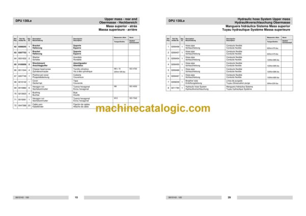Wacker Neuson DPU 130Le Reversible Plates Parts Manual - Image 3