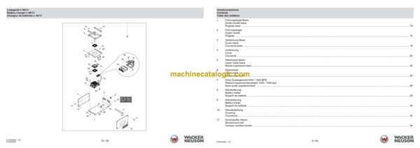 Wacker Neuson APS1030e Vibratory Plate Parts Manual - Image 3