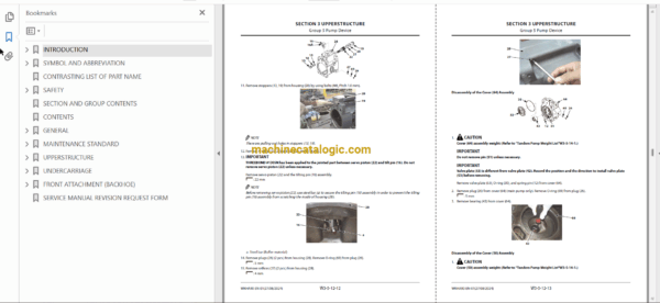 Hitachi EX8000-7B Tier 4 Final Cummins Engine Hydraulic Excavator Technical and Workshop Manual - Image 3