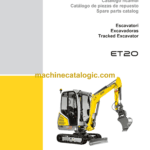 Wacker Neuson ET20 Tracked Excavator Parts Manual
