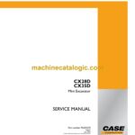 Case CX28D, CX35D Mini Excavator Service Manual