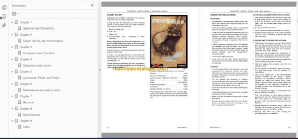 Link Belt 210x2 Hydraulic Excavator Operators Manual - Image 2