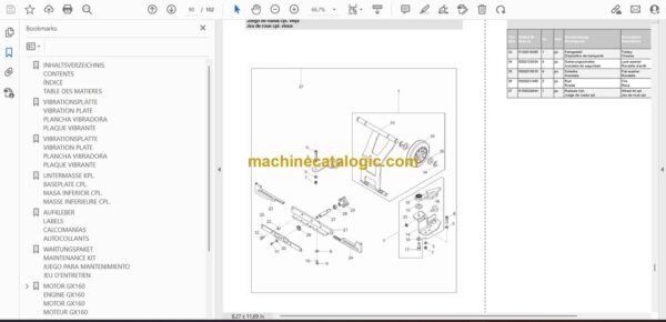 Wacker Neuson VP1550A US Vibratory Plate Parts Manual - Image 2