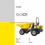 Wacker Neuson 5001 Wheel Dumper Service Manual
