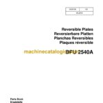 Wacker Neuson BPU 2540A Reversible Plates Parts Manual