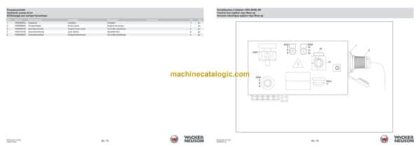 Wacker Neuson HPU8 Tracked Excavator Parts Manual - Image 4
