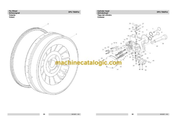 Wacker Neuson DPU 7060Fet Reversible Plates Parts Manual - Image 3