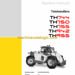 Wacker Neuson TH744, TH750, TH755, TH942, TH955 Telehandlers System Manual