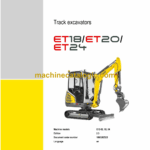 Wacker Neuson ET18, ET20, ET24 Track Excavator Service Manual