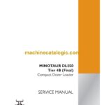 Case DL550 Minotaur Tier 4B Final Compact Dozer Loader Service Manual