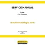 New Holland E60C Mini Excavator Service Manual