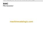 New Holland E60C Mini Excavator Operators Manual (92038756)