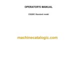 Case CX220C Standard Model Operators Manual
