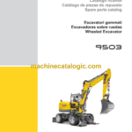 Wacker Neuson 9503 Wheeled Excavator Parts Manual