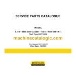 New Holland L318 Tier 3 Skid Steer Loader Service Parts Catalogue