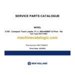 New Holland C185 Compact Tracktor Loader Service Parts Catalogue