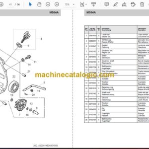 Wacker Neuson MS64A Vibratory Rammers Parts Manual
