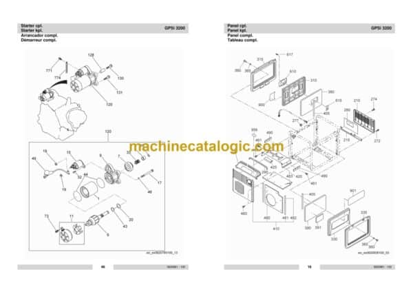 Wacker Neuson GPSi 3200 Portable Generators Parts Manual - Image 4