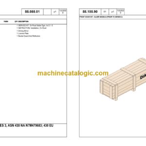 Case 430 Series 3 Skid Steer Parts Catalog