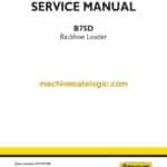 New Holland B75D Backhoe Loader Service Manual