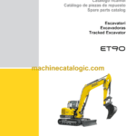 Wacker Neuson ET90 Tracked Excavator Parts Manual
