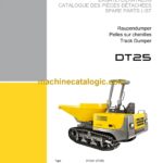 Wacker Neuson DT25 Track Dumper Parts Manual