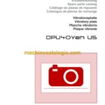 Wacker Neuson DPU40Yeh US Vibratory Plate Parts Manual