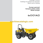 Wacker Neuson 6001AD Wheel Dumper Parts Manual