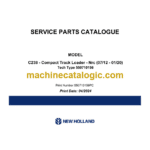 New Holland C238 Compact Track Loader Service Parts Catalogue