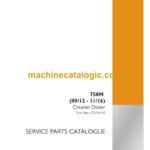 Case 750M Crawler Dozer Service Parts Catalogue