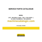 New Holland L313 Tier 3 Skid Steer Loader Service Parts Catalogue