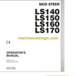 New Holland LS140, LS150, LS160, LS170 Skid Steer Loader Operators Manual