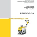 Wacker Neuson APU3050e Vibratory Plate Parts Manual