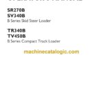 Case SR270B, SV340B, B Series Skid Steer Loader and TR340B, TV450B, B Series Compact Track Loader Operators Manual