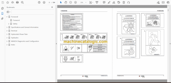Wacker Neuson SW16, SW17, SW20, SW21, ST28, ST31 Skid Steer Loader Service Manual - Image 2