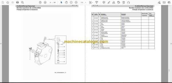Wacker Neuson VPY70 Single Direction Plates Parts Manual - Image 2