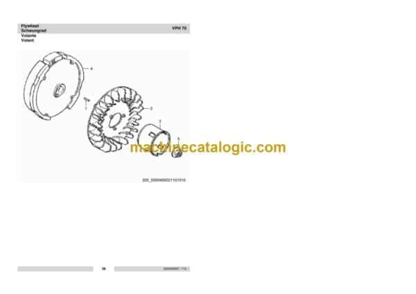 Wacker Neuson VPH70 Single Direction Plates Parts Manual - Image 4