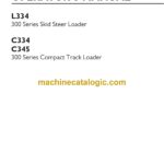 New Holland L334, 300 Series Skid Steer Loader and C334, C345 300 Series Compact Track Loader Operators Manual