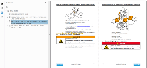 Sandvik DT621 Drilling Rig Full Documents (Service, Operator, Maintenance Manual and Parts Catalog) [117D43786] - Image 3