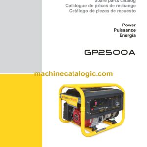 Wacker Neuson GP2500A Power Parts Manual