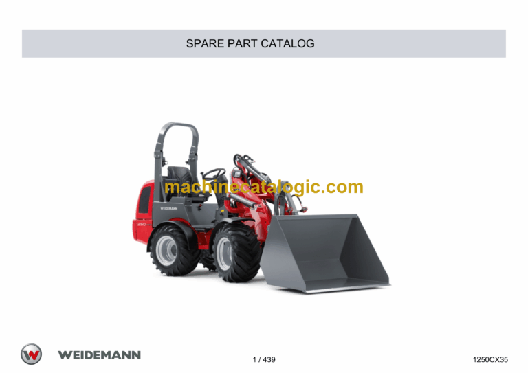 Wacker Neuson 1250CX Wheel Loader Parts Manual